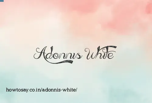 Adonnis White