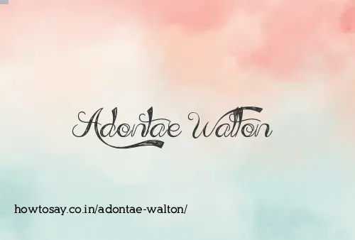 Adontae Walton
