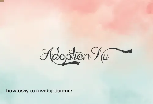 Adoption Nu