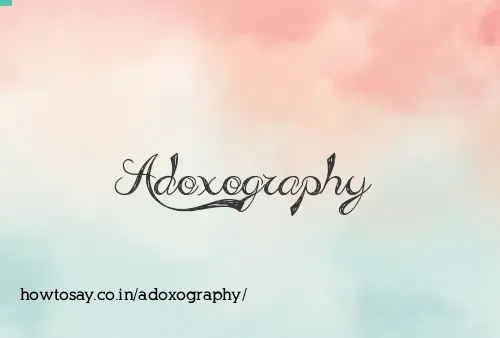 Adoxography