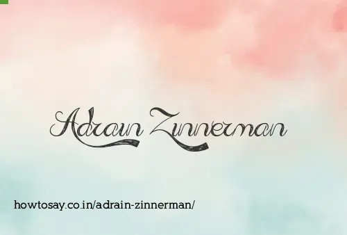 Adrain Zinnerman