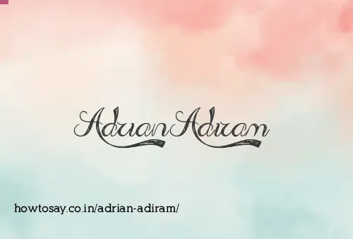 Adrian Adiram
