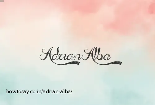 Adrian Alba