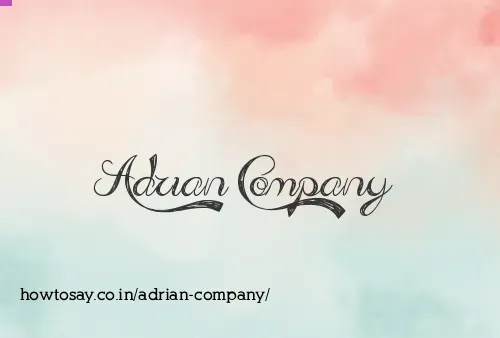 Adrian Company