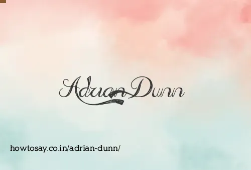 Adrian Dunn