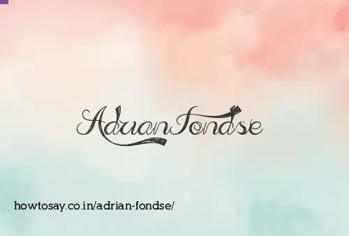 Adrian Fondse