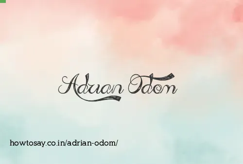 Adrian Odom