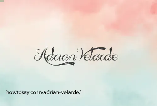 Adrian Velarde