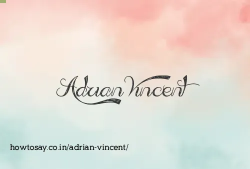 Adrian Vincent
