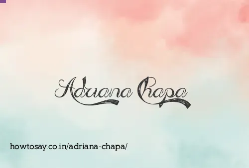 Adriana Chapa