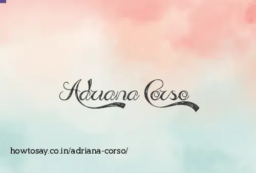 Adriana Corso