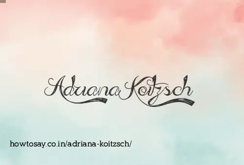 Adriana Koitzsch