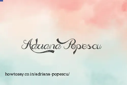 Adriana Popescu