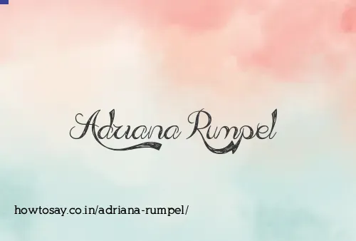 Adriana Rumpel