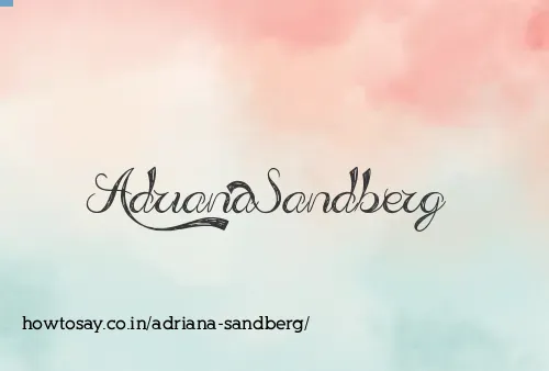 Adriana Sandberg