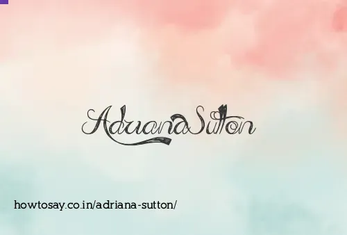 Adriana Sutton
