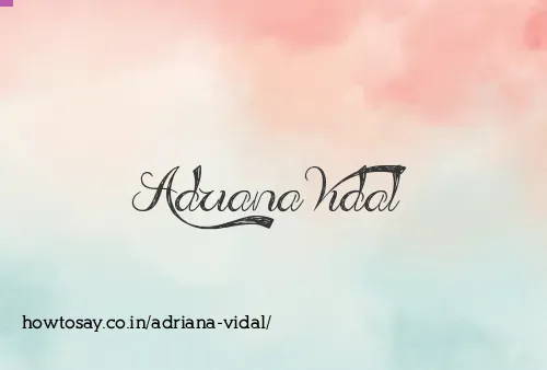 Adriana Vidal
