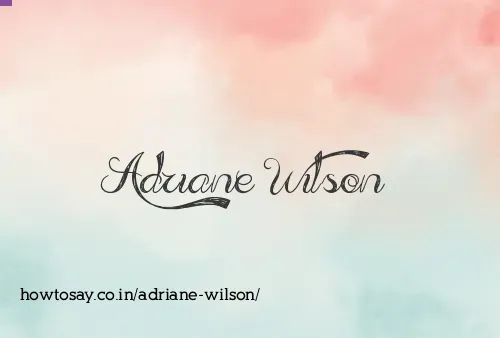Adriane Wilson