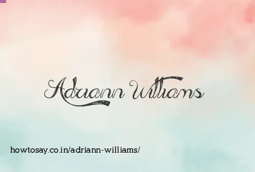 Adriann Williams