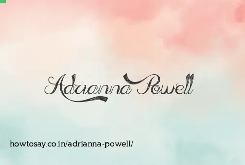 Adrianna Powell