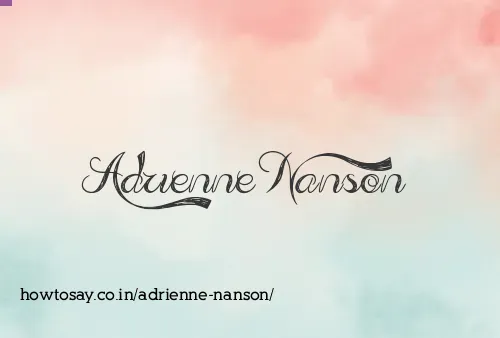 Adrienne Nanson