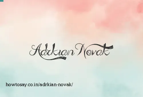 Adrkian Novak