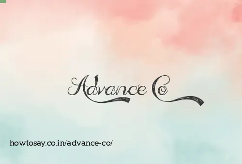 Advance Co