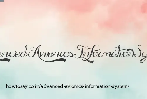 Advanced Avionics Information System