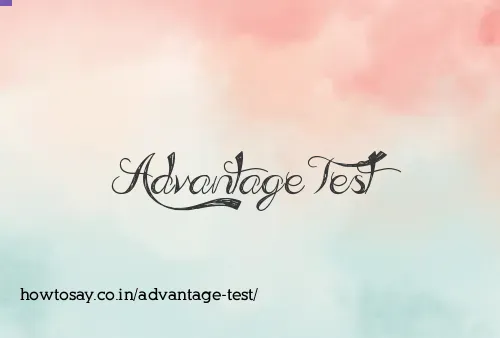 Advantage Test