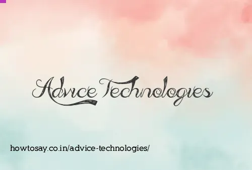 Advice Technologies