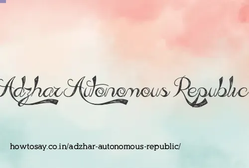Adzhar Autonomous Republic