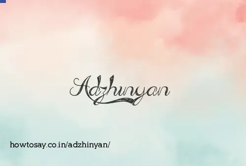 Adzhinyan