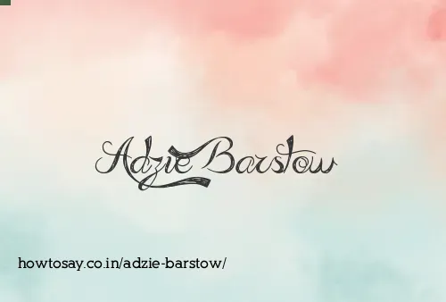 Adzie Barstow