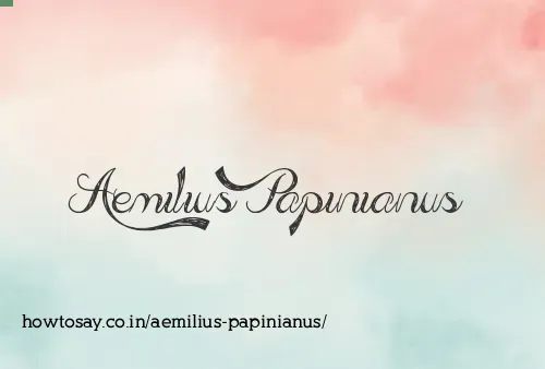 Aemilius Papinianus