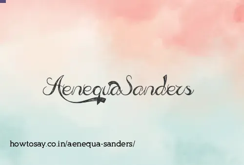 Aenequa Sanders