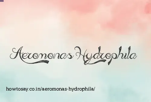 Aeromonas Hydrophila
