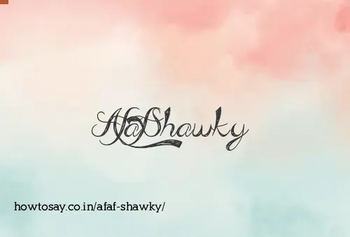 Afaf Shawky