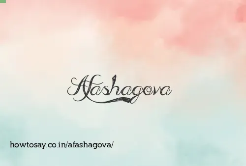 Afashagova