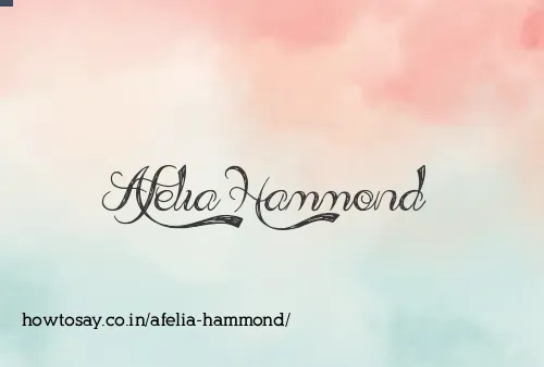 Afelia Hammond