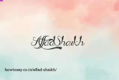 Affad Shaikh