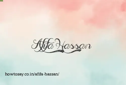 Afifa Hassan