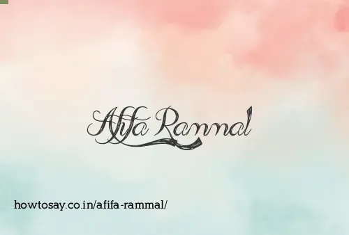 Afifa Rammal
