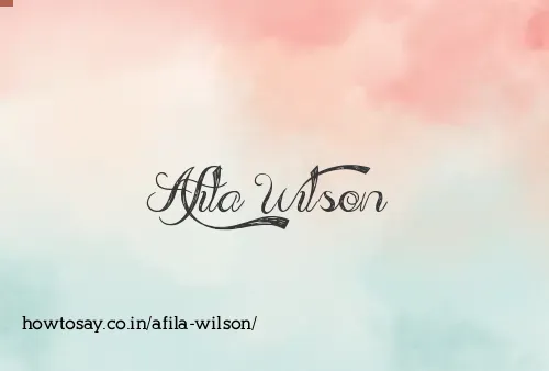 Afila Wilson