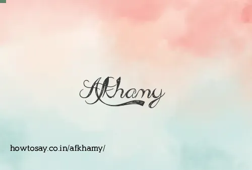Afkhamy