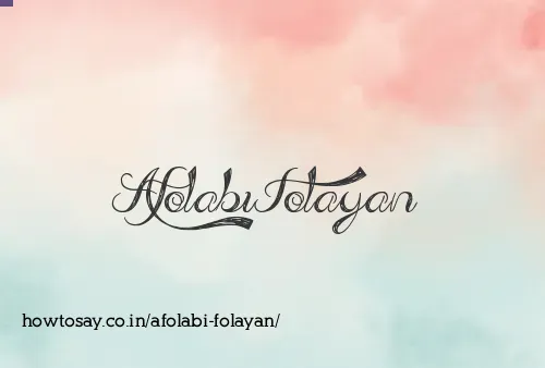 Afolabi Folayan