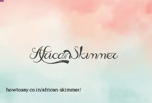 African Skimmer