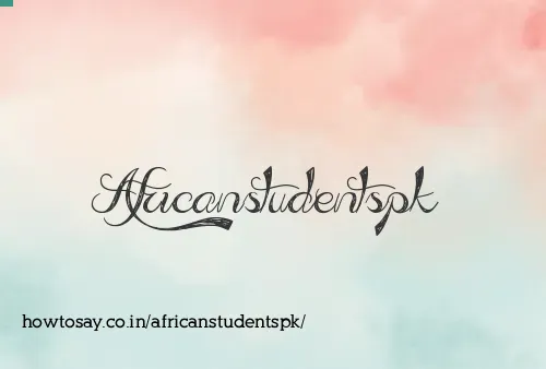 Africanstudentspk