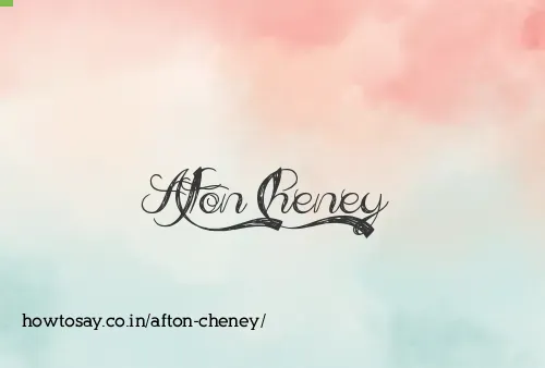 Afton Cheney