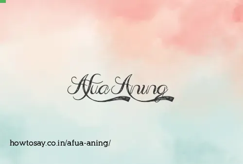 Afua Aning