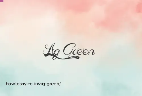 Ag Green